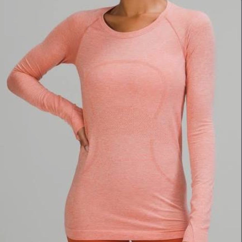 Lululemon pink savanna longsleeve swiftly tech – new without tags